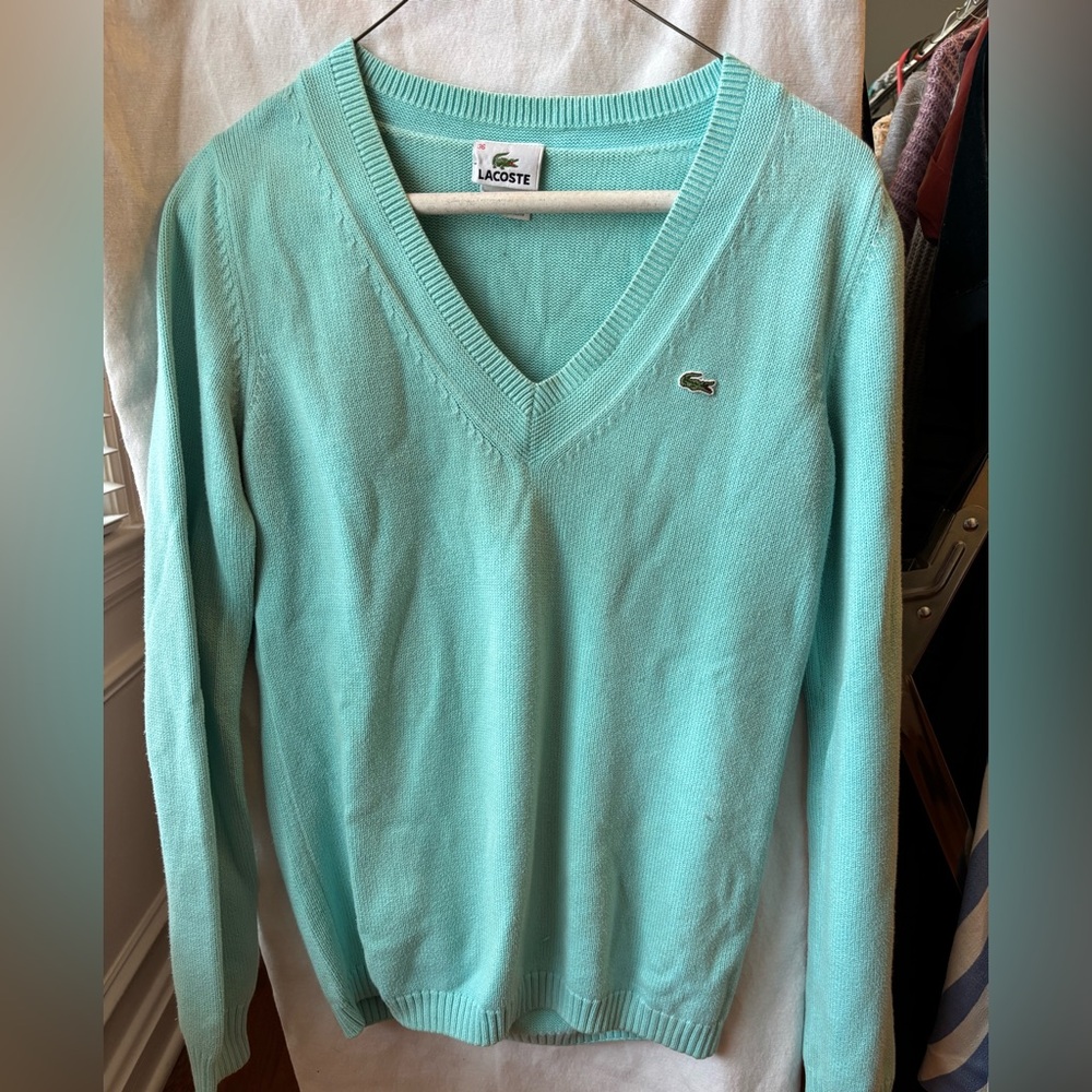 Lacoste Teal Sweater